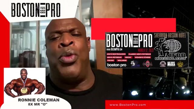 Ronnie Coleman invites everyone to the the 2022 Boston Pro