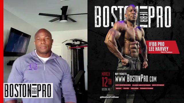 IFBB Pro Lee Harvey for the Boston Pro on March 12th 2022